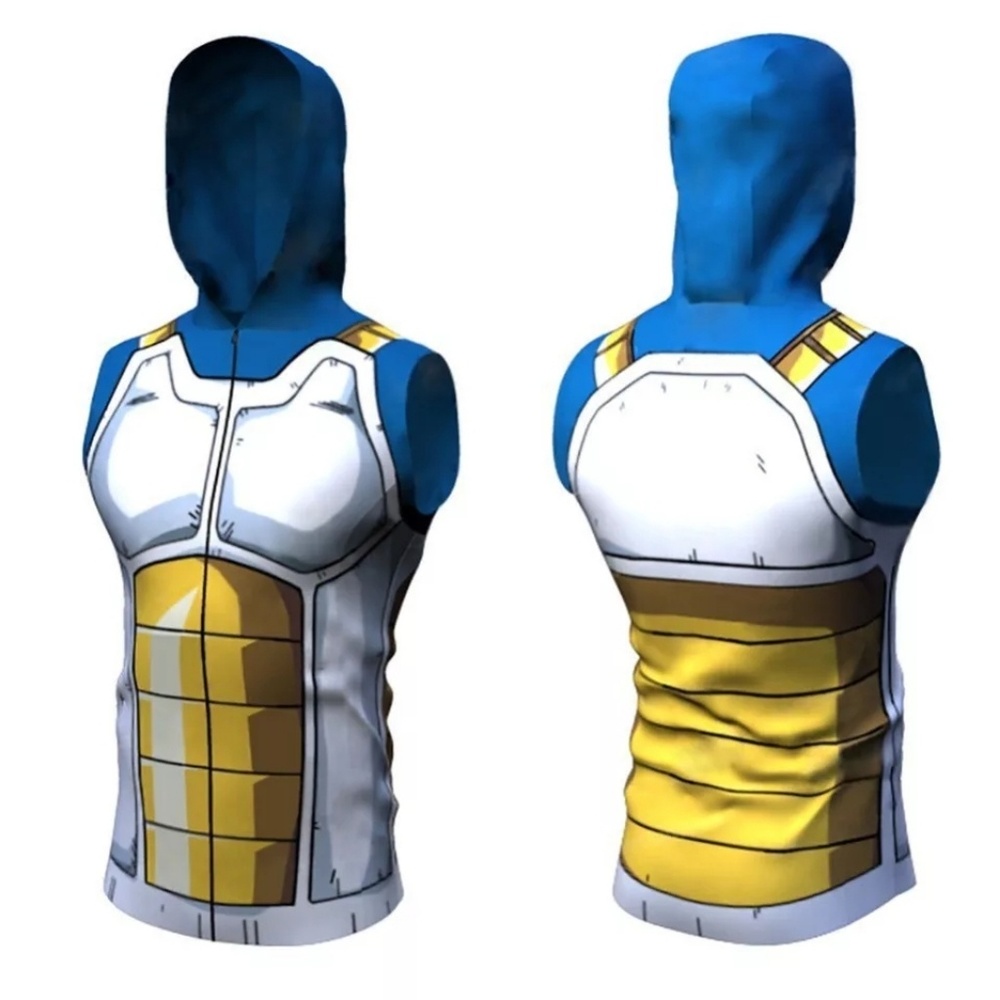 🔥 Dragon Ball Vegeta's Short Sleeve Hoodie